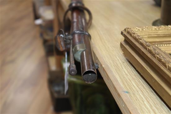 An 1868 Enfield percussion cap musket